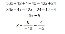 resolver ecuaciones primer grado 40