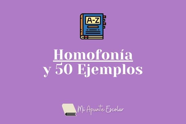 homofonia y ejemplos